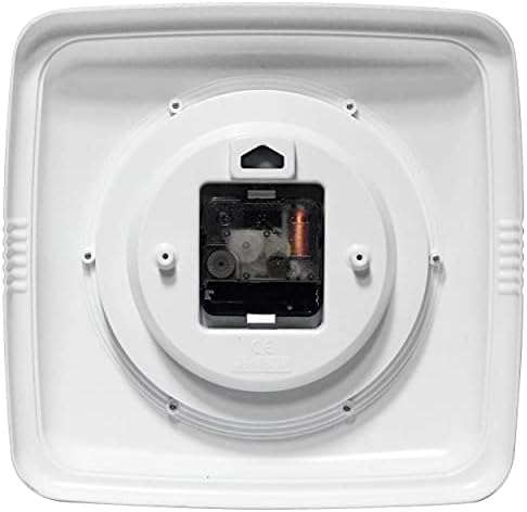 Infinity Instruments Retro Wall Clock – 9-Inch Square Silent - Image 3