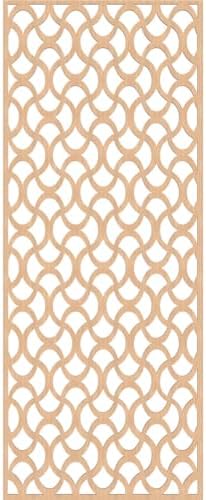 Resort Decorative Pierced Fretwork Wood Wall Panels, 25 3/8"W x 64 3/8"H x 3/8"T - Image 4