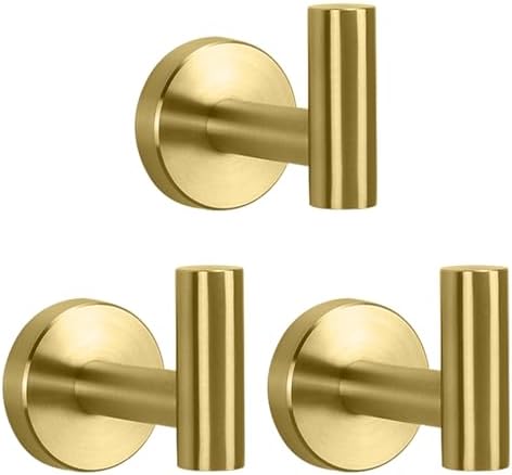 NearMoon Bath Towel Hooks- SUS 304 Stainless Steel Robe Hook Holder, Heavy Duty by NearMoon