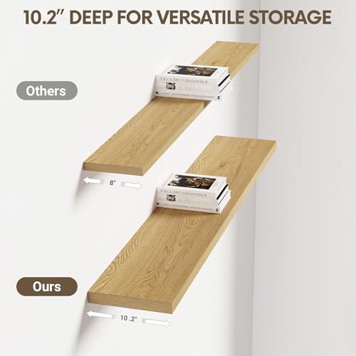 Vivelove 10 Inch Deep Floating Shelves - Image 4