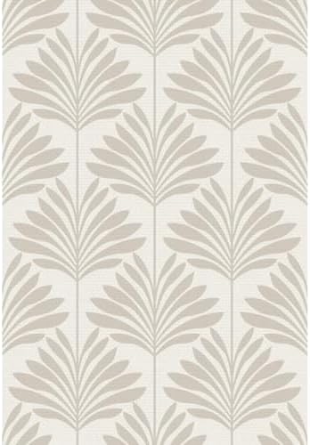 Main Street Peel and Stick Wallpaper Sheets, Neutral Palm by MainStreet