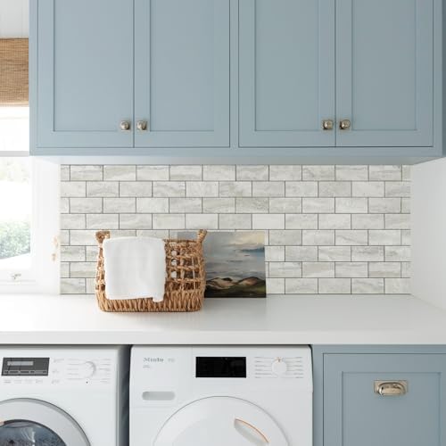 STICKGOO 20-Sheet Subway Tile Peel and Stick Backsplash - Image 6