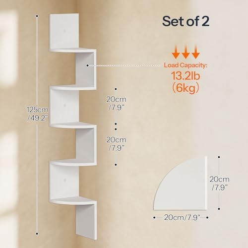 HOOBRO Corner Shelf Wall-Mounted - Image 2