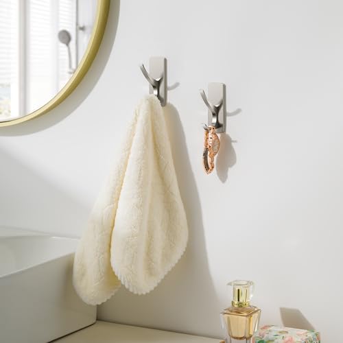 Self Adhesive Towel Hooks: Extra Strong 13LB, Stainless Hook - Image 6