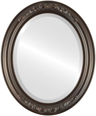 OVALCREST Oval Beveled Wall Mirror by OVALCREST