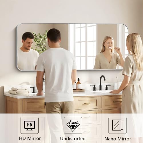 DESBING 55"x24" Bathroom Mirror - Image 5