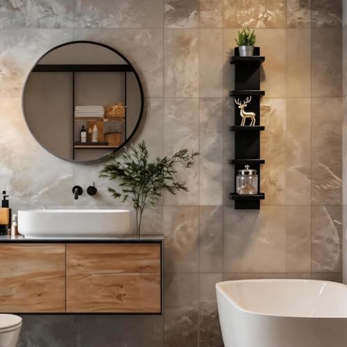 Homaterial Small 5 Tier Wall Shelves - Image 4