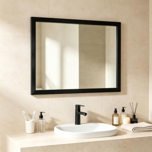 Rectangular Wall Mirror 28x20 Inch Bathroom Mirror - Image 3