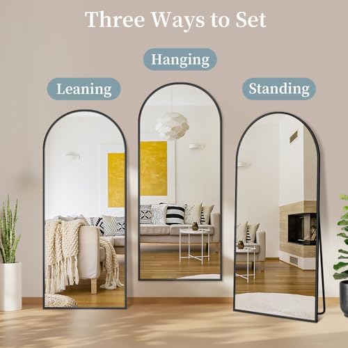 58"x19" Arched Full Length Mirror - Image 6