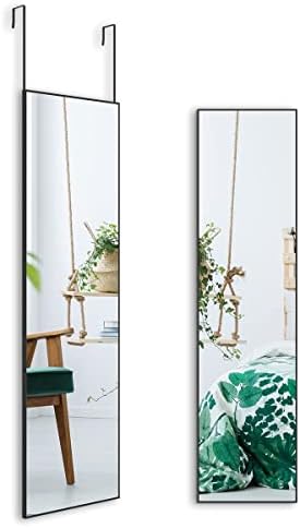 ANYHI 47"x12" Full Length Mirror Over the Door Hang or Wall Mounted - Image 2