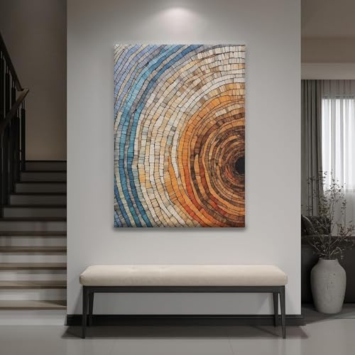 Tree Ring Wall Art Framed, Modern Nature Decor - Image 5
