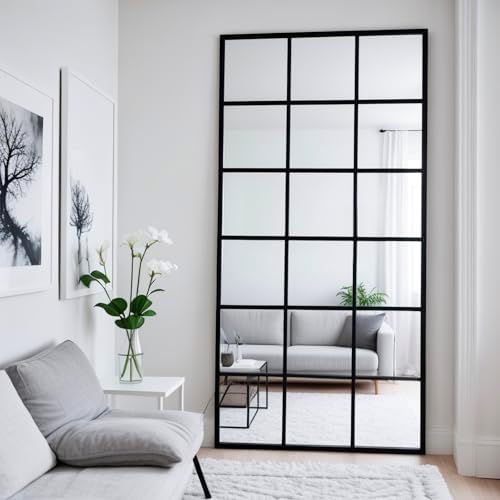 Window Pane Full Length Mirror by sawsile
