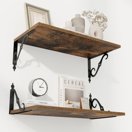 RICHFOCUS 12 Inch Deep Floating Shelves by RICHFOCUS