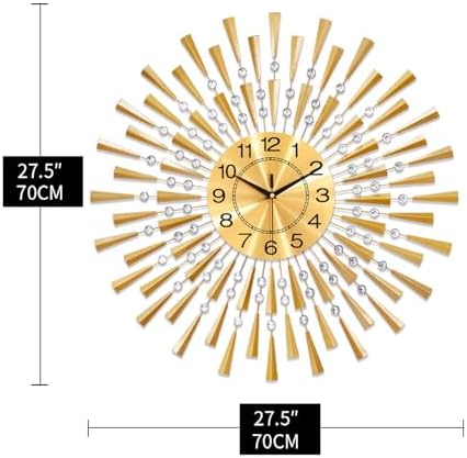 FLEBLE Large Wall Clocks for Living Room Decor Big Modern Silent Wall Clock - Image 4