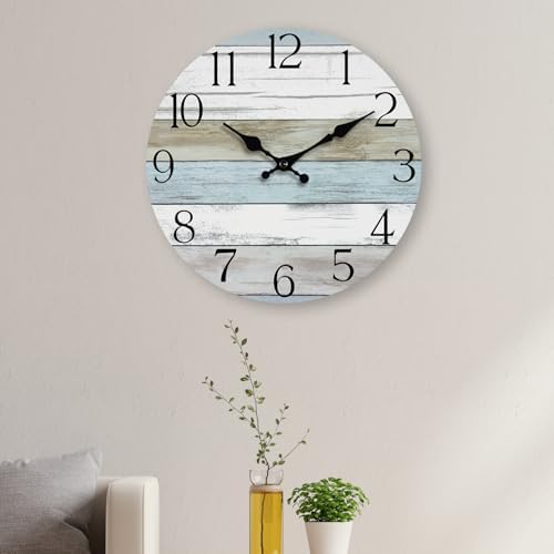 14 Inch Wall Clock, Silent Battery Operated Analog Clock - Image 5