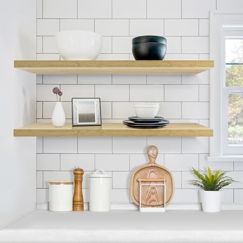 Sorbus Floating Shelves for Wall Storage - Image 2