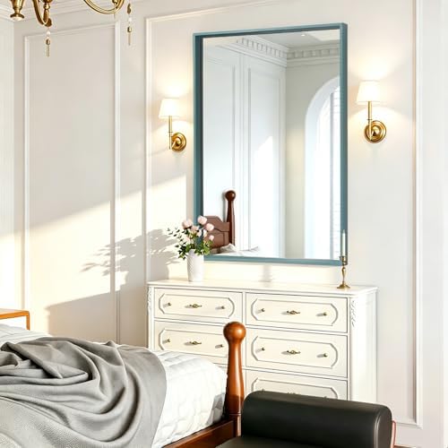 AAZZKANG Metal Framed Mirror Large Wall Mirror 28"x20" Rectangle - Image 5