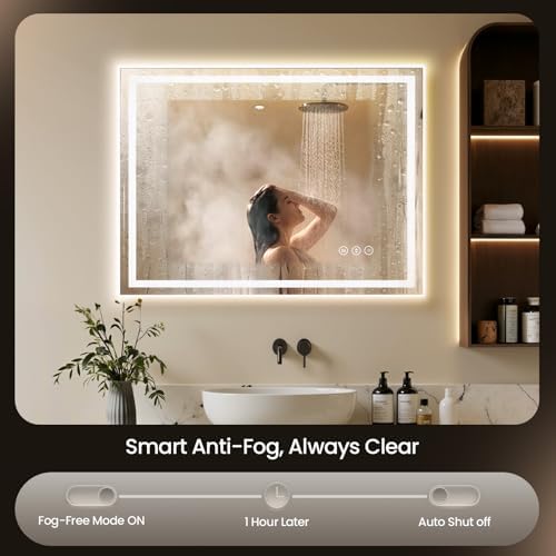 40"x30" LED Bathroom Mirror - Image 2