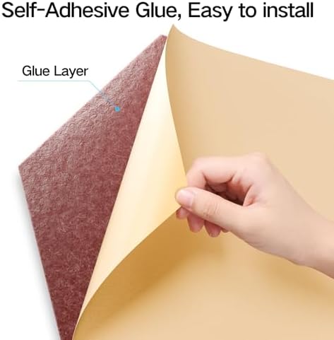 12 Pack Self-Adhesive Acoustic Panels 12" X 10" X 0.4" - Image 2