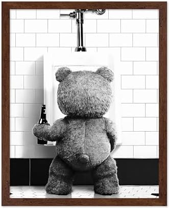 Poster Master Funny Teddy Bear Print by PosterMaster