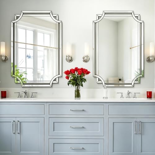 Chende 32" x 47" Large Living Room Wall Mirror - Image 4