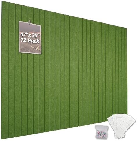 Cork Board Alternative-Felt Slat Wall Paneling, Office Bulletin Board by Unknown