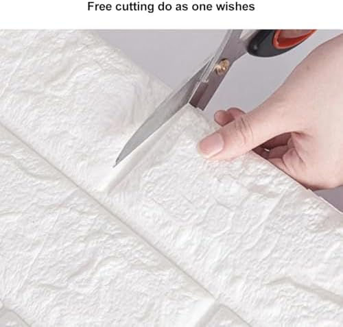 Waterproof Wall Panels 27.5" x 118" Faux Brick Wallpaper Peel and Stick Art - Image 7