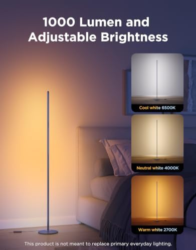 Govee RGBIC Floor Lamp Basic, 1000lm LED Corner Lamp - Image 2