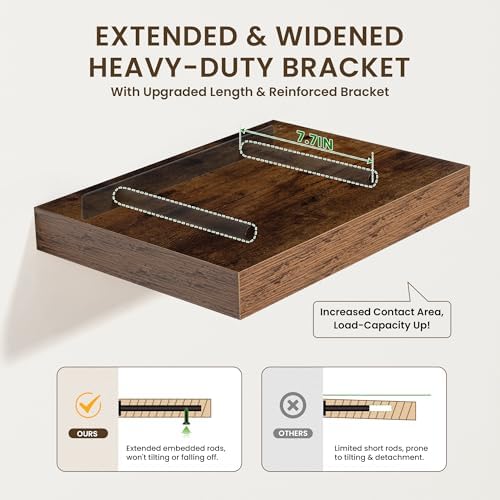 FLYJOE 40 Inch Floating Shelves - Image 6