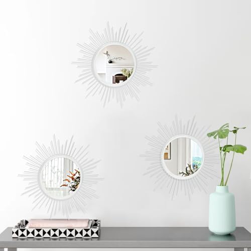 Mirror Wall Decor White Mirrors - Image 2
