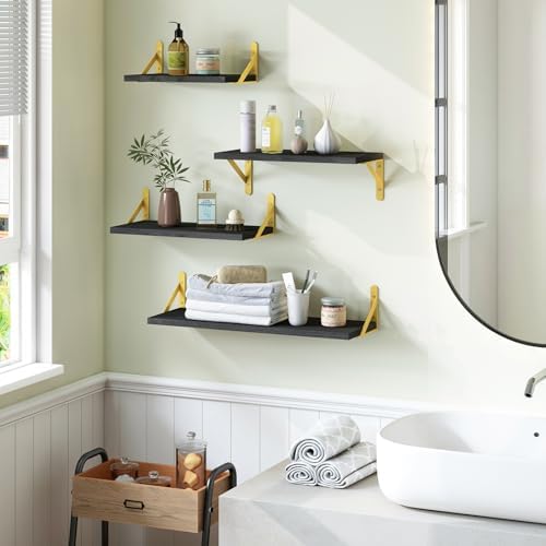 YGEOMER 4 Different Sizes Floating Shelves - Image 7