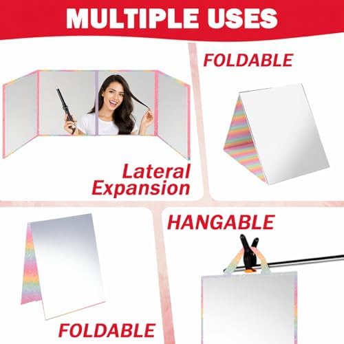 Foldable Acrylic Full Length Mirror - Image 3