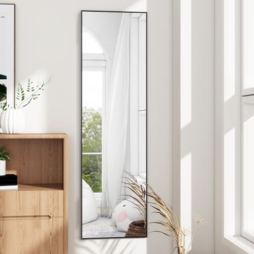 48"x 14" Over the Door Mirror Full Length, Full Body Mirror - Image 3