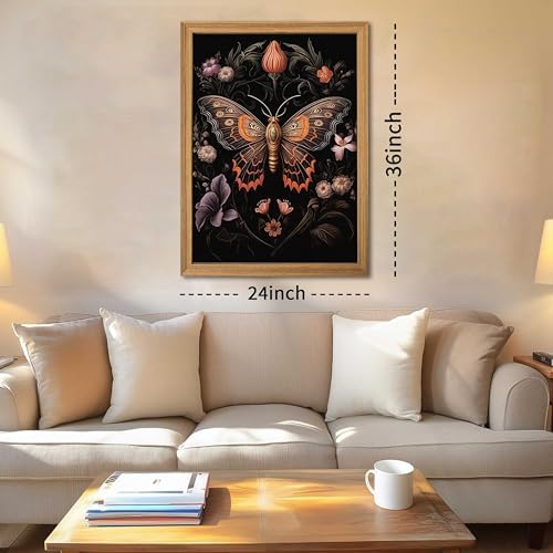 Framed Vintage 3D Textured Wall Art - Image 3
