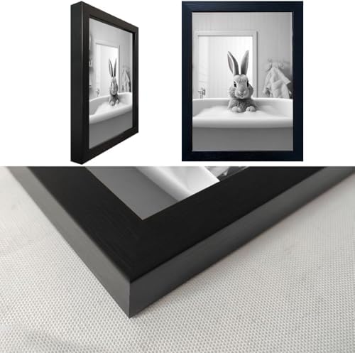 Melpa Art Kids Bathroom Wall Decor, Funny Rabbit in Bathtub Bathroom, Farmhouse - Image 3