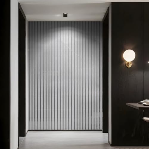 2mm Thick Peel and Stick Wallpaper Mirror Stripe Texture Vinyl Wall Panels - Image 3