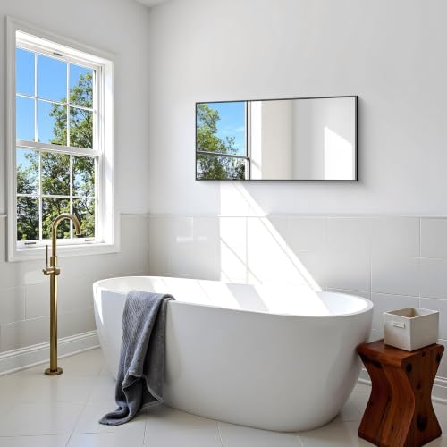 BONEWEI Bathroom Mirror, 18x36 inch Wall Mirror - Image 4