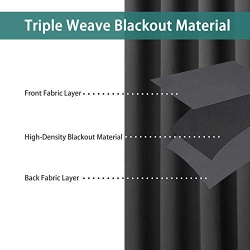 BONZER Extra Wide Room Divider Curtain Total Privacy Wall Screen Partitions - Image 2
