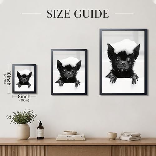 Funny Bat Bathroom Wall Art, Gothic Farmhouse Bat Wall Decor Painting, Humorous - Image 5