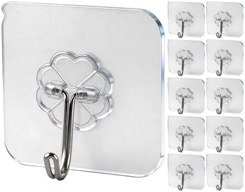 Wall Hooks 33 lbs Max Heavy Duty Hooks by WOVU