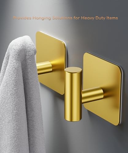Aikzik 4 Pack Large Heavy Duty Wall Hooks - 26lb Max - Image 2