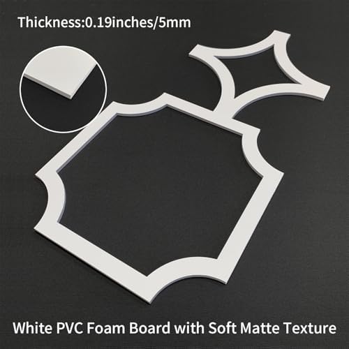 Decorative Modular Fretwork 3D Wall Panels, Star Lattice White - Image 2