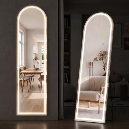 Arched LED Full Length Mirror by SageNest
