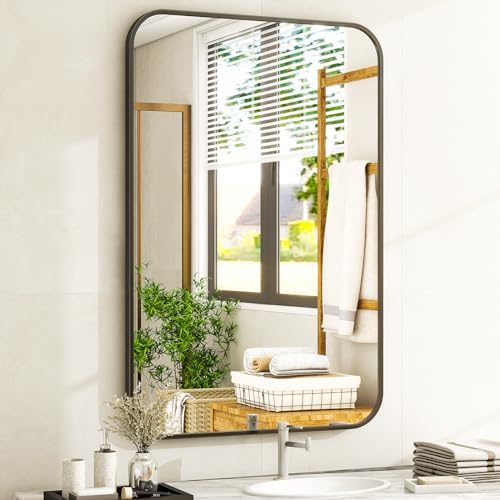 Easly 24 x 36 Inch Bathroom Mirror, Rounded Rectangular Vanity Mirror - Image 2