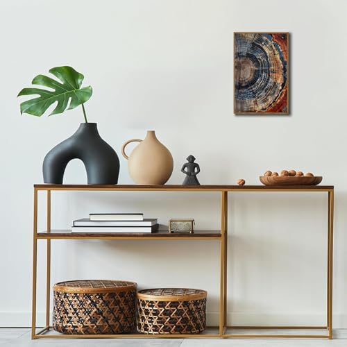 Tree Ring Wall Art Framed, Modern Nature Decor - Image 5