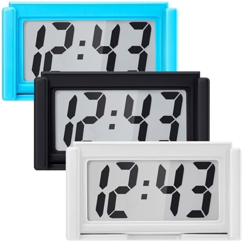 Frienda 3 Pieces Mini Small Digital Clock Stick On by Frienda