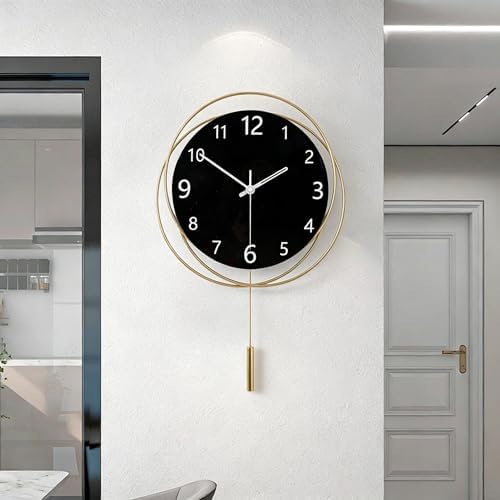 Decorative Wall Clock Silent Non-Ticking Quality Quartz Battery Operated by SINMI