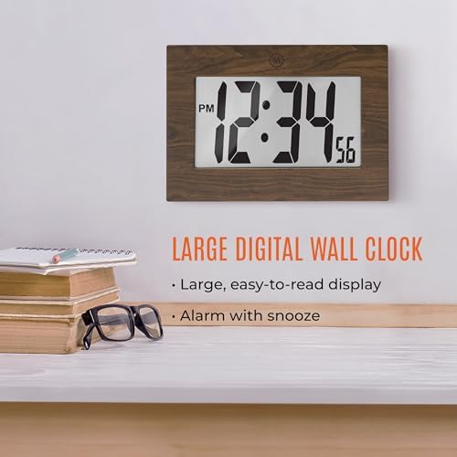 MARATHON CL030064WD Large Digital Wall Clock - Image 2