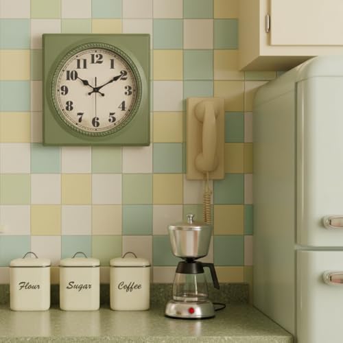 Vintage Wall Clock 1950s Style - Image 5