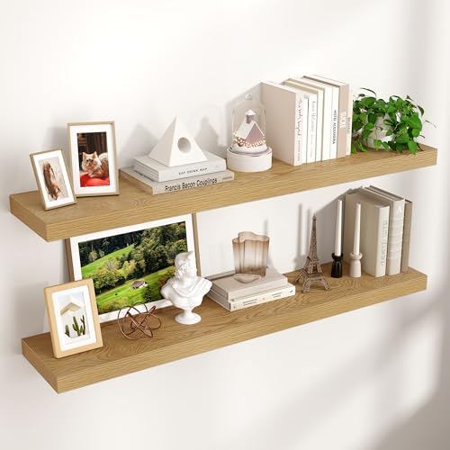 Venusmiles 48" Wide x 9" Deep Floating Shelves by Venusmiles